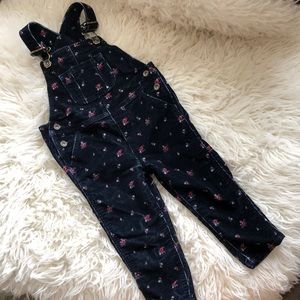 Gap corduroy navy overalls
